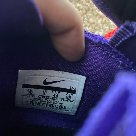 Lebron Martin Jordan’s M size 10 StockX verified - Picture 5 of 5